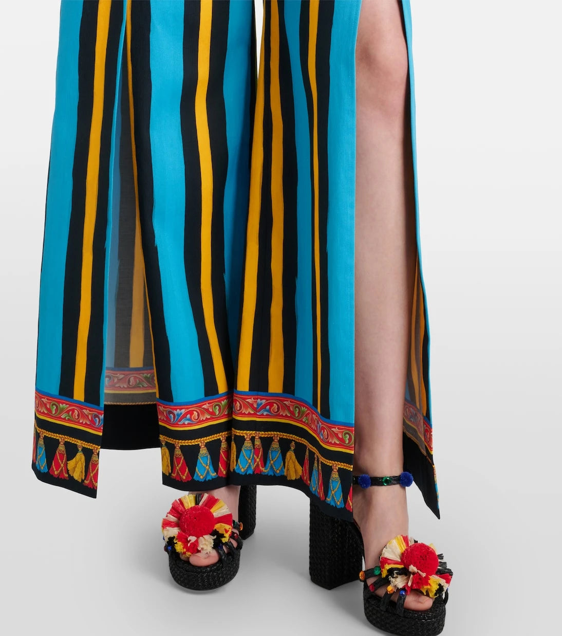 Dolce&Gabbana - Striped wide-leg pants