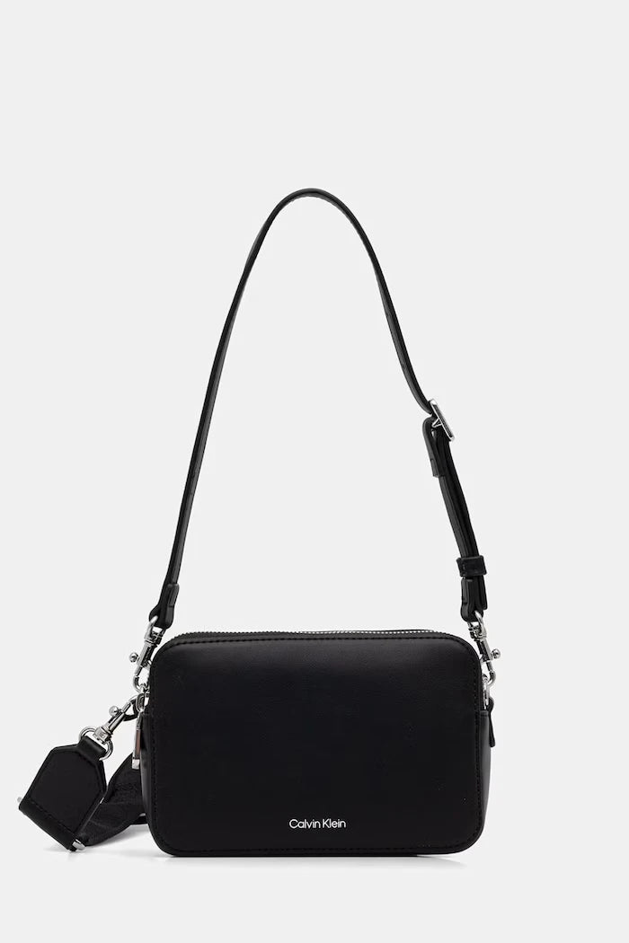 Calvin Klein чанта crossbody дамска от имитация на кожа