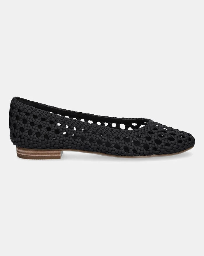 Балеринки Toms BLACK WOVEN BASKET