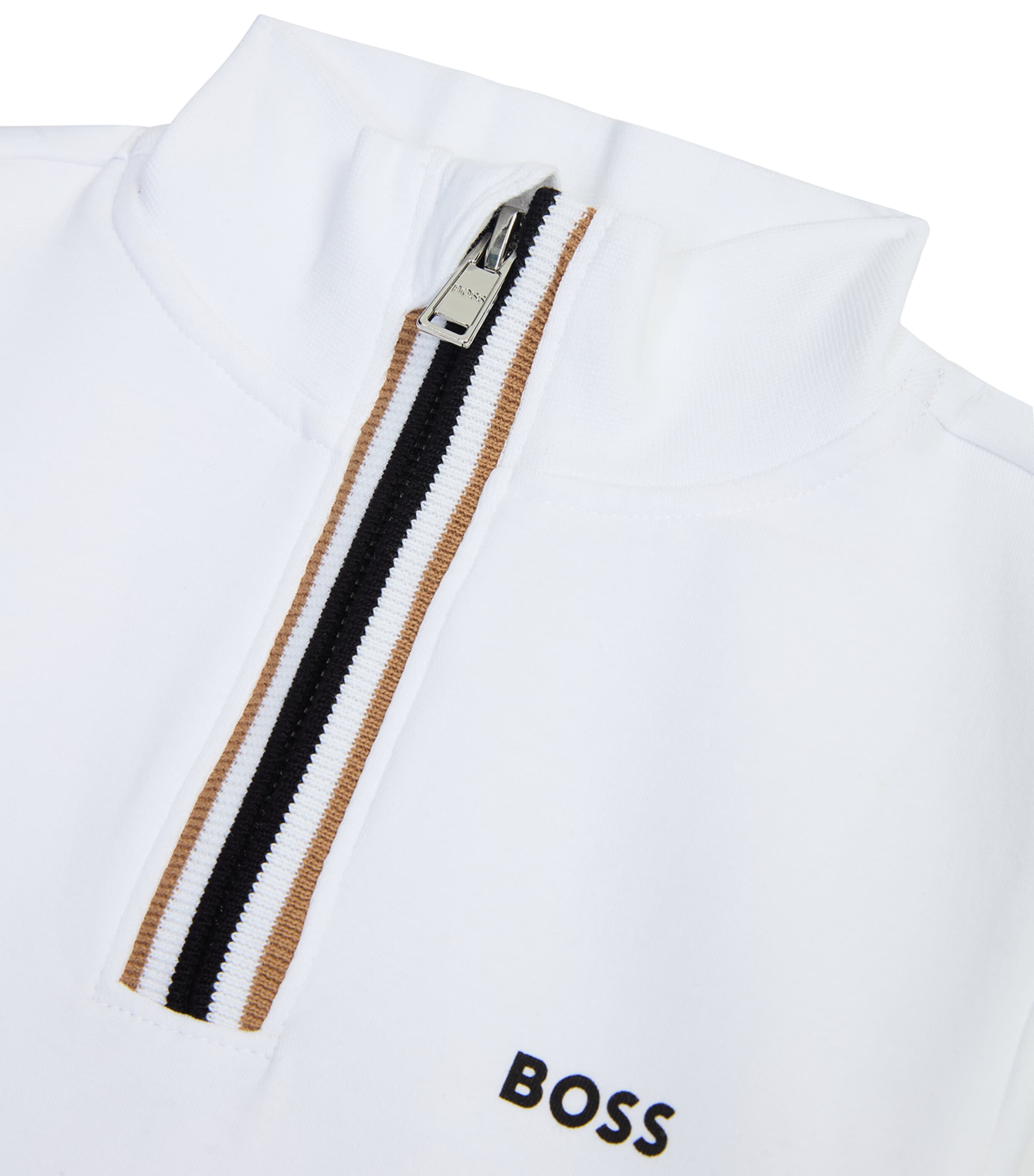 BOSS Kidswear Logo Quarter-Zip Sweatshirt (4-16 Years)