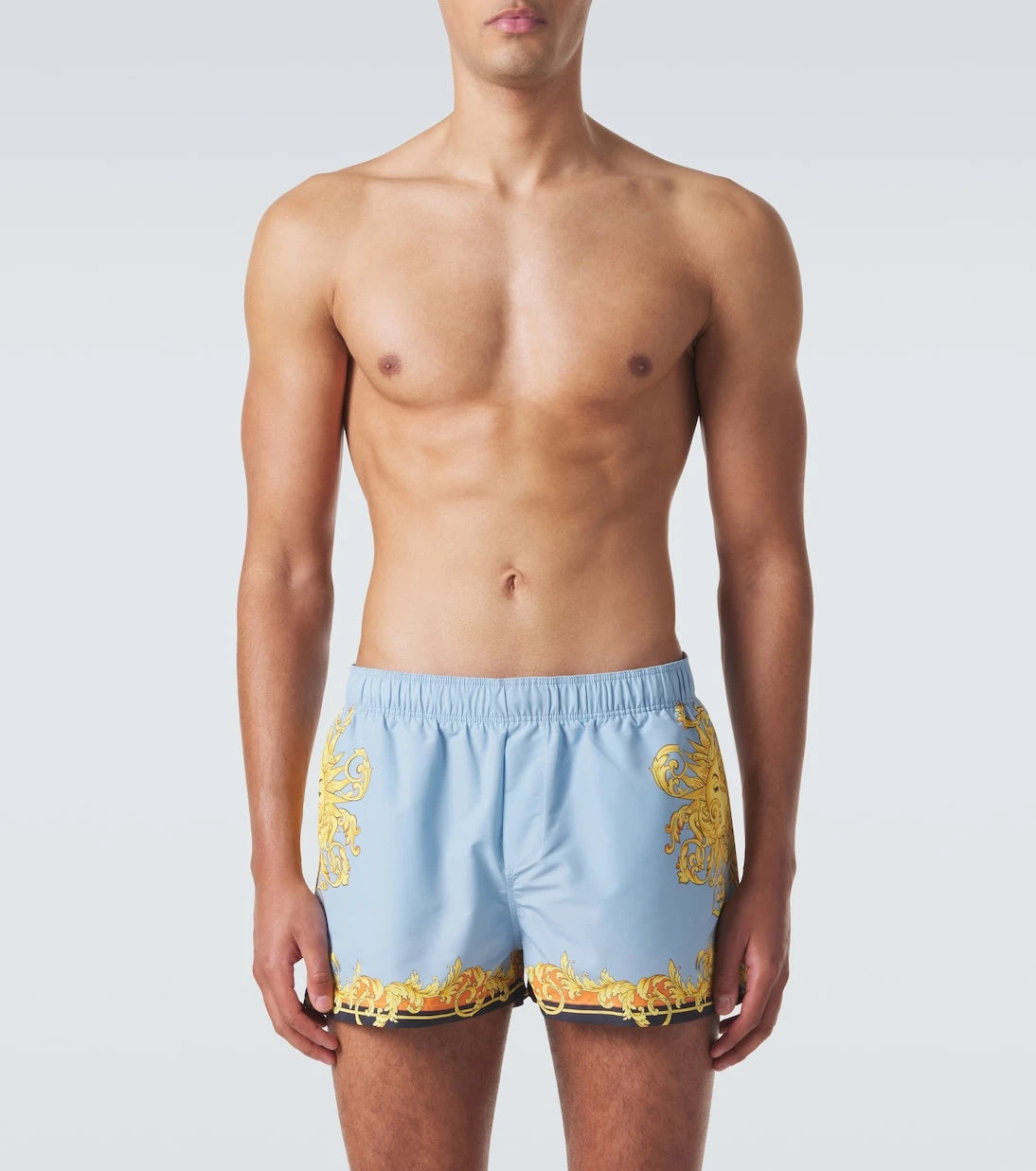 Versace - Printed swim trunks