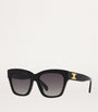 Celine Black Triomphe Square Sunglasses