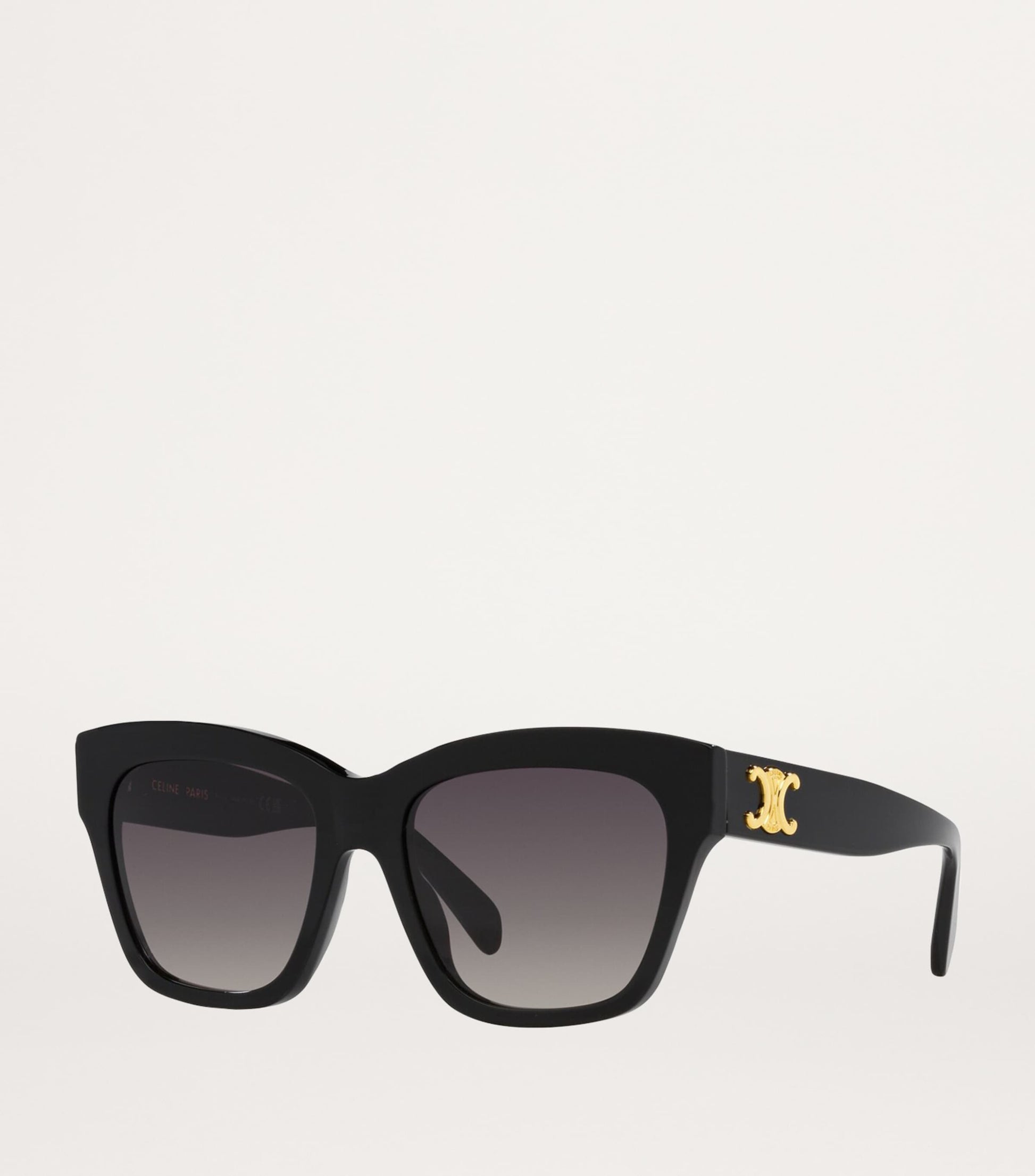 Celine Black Triomphe Square Sunglasses
