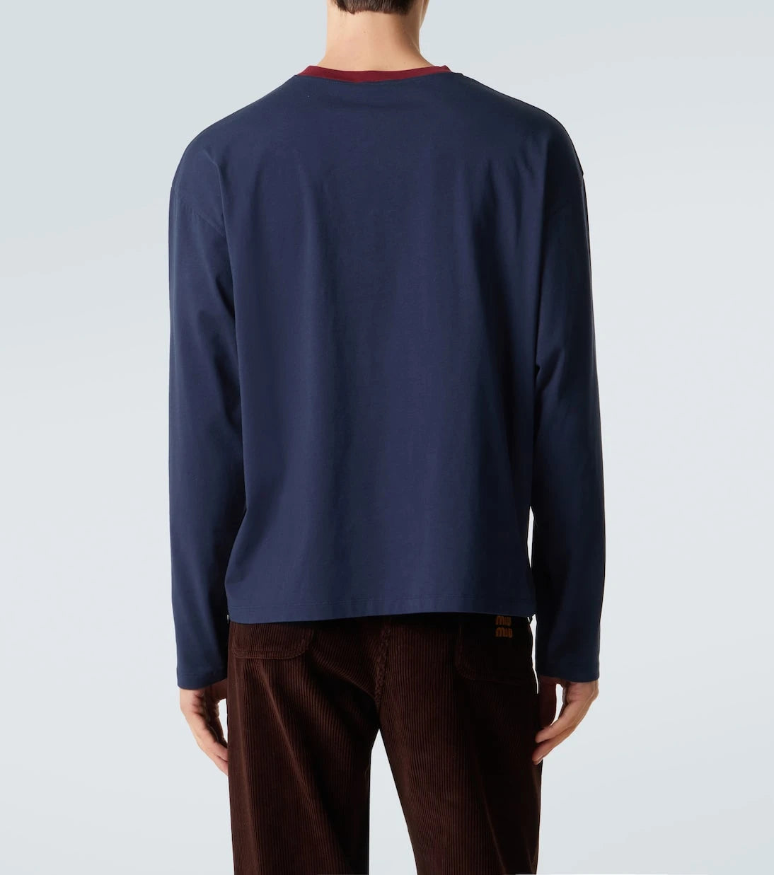 Miu Miu - Logo cotton jersey T-shirt