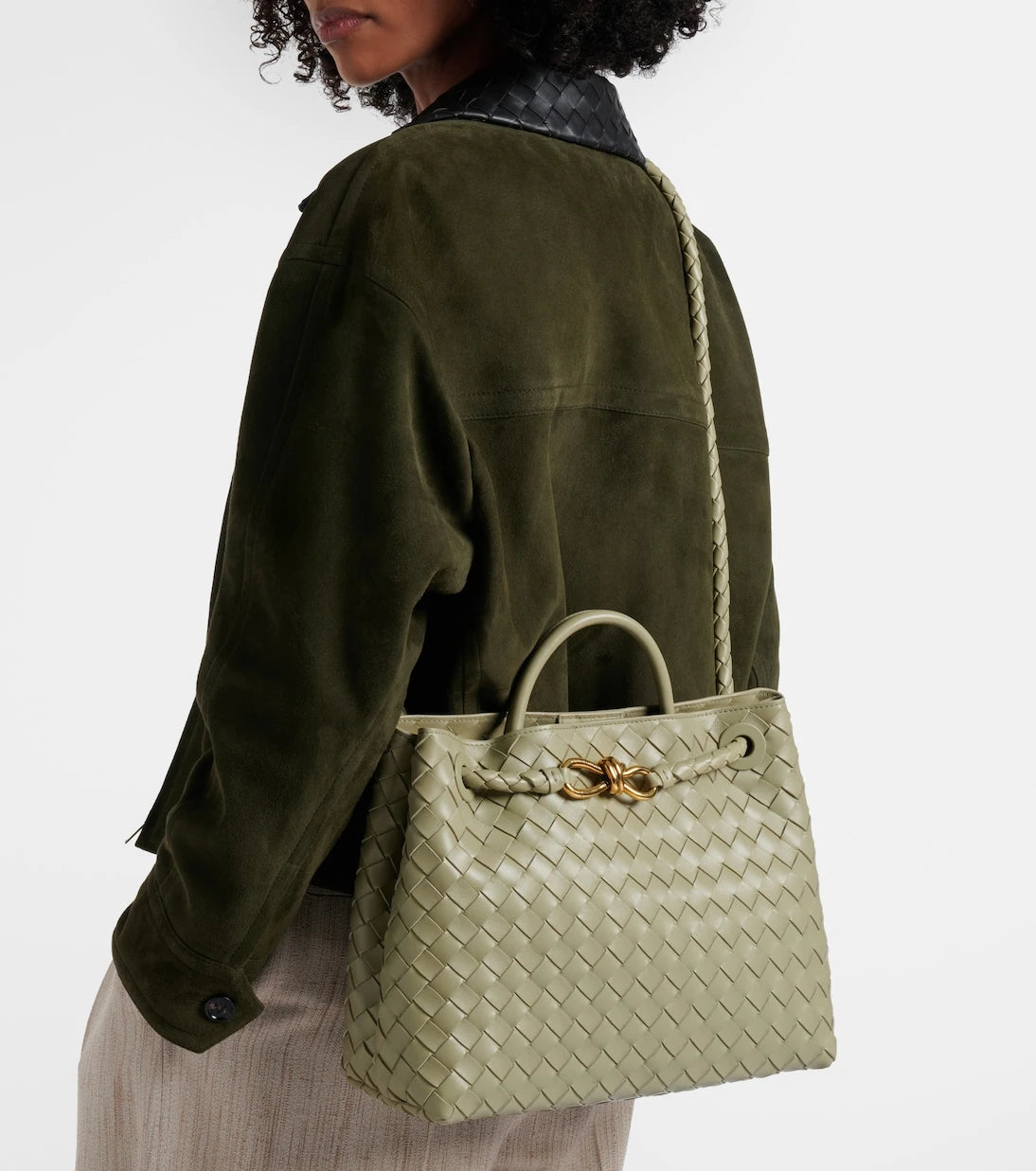 Bottega Veneta - Andiamo Medium leather tote bag
