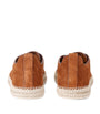 Suede Triple Stitch Espadrilles