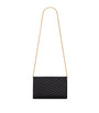 Black Monogram Matelassé Envelope Wallet Bag