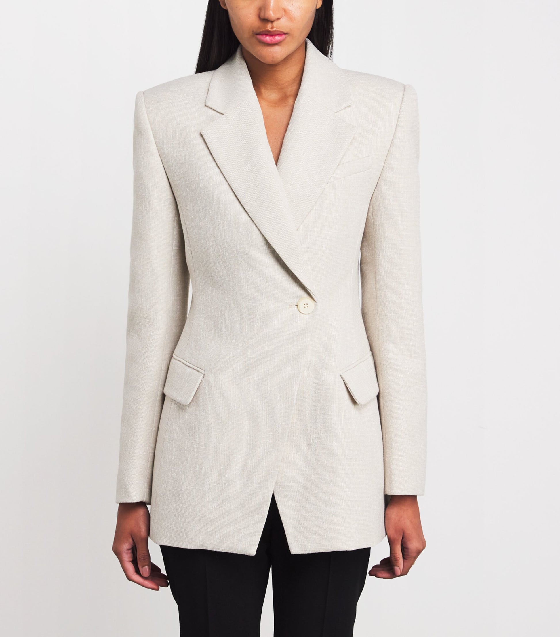 Corbett Fitted Blazer STONE MCRM