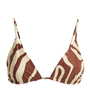 Johanna Ortiz Brown Konibo Bikini Top