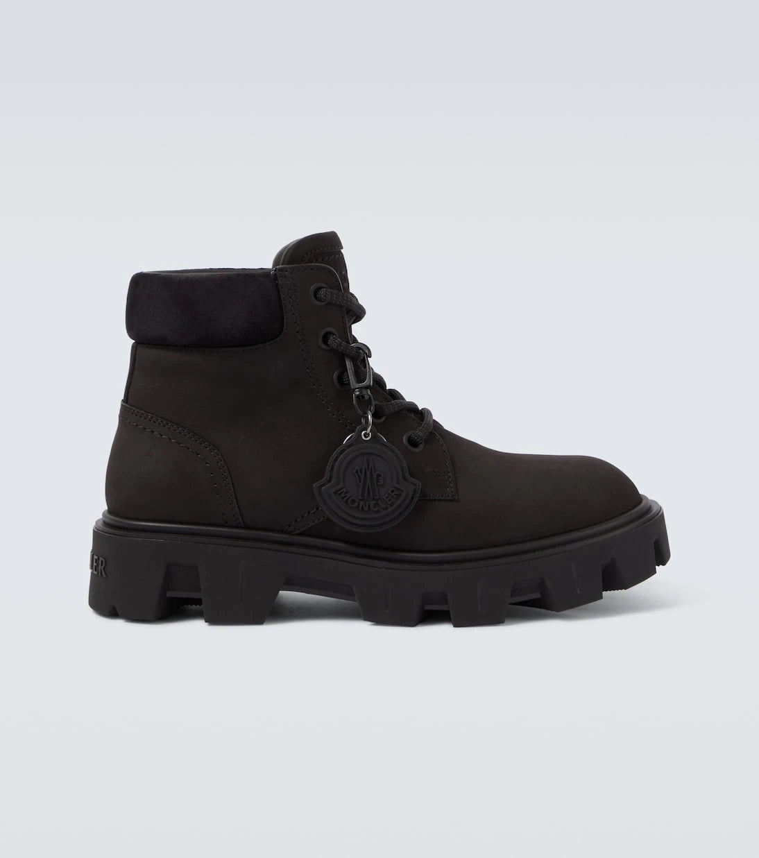 Moncler - Peak City leather ankle boots