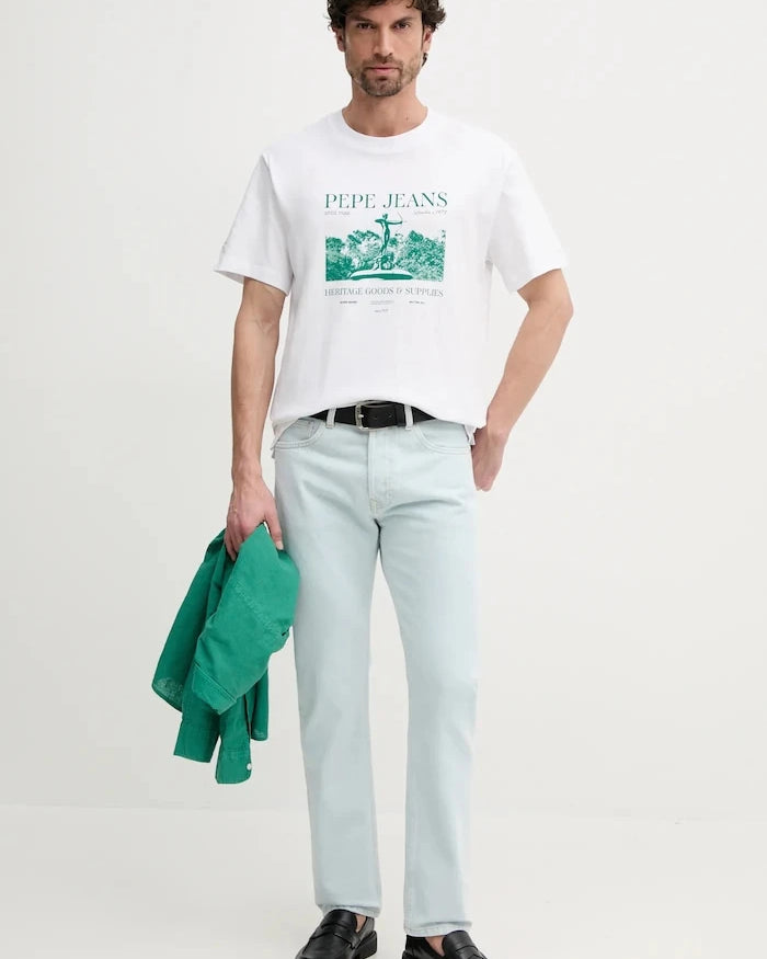Памучна тениска Pepe Jeans PATCH