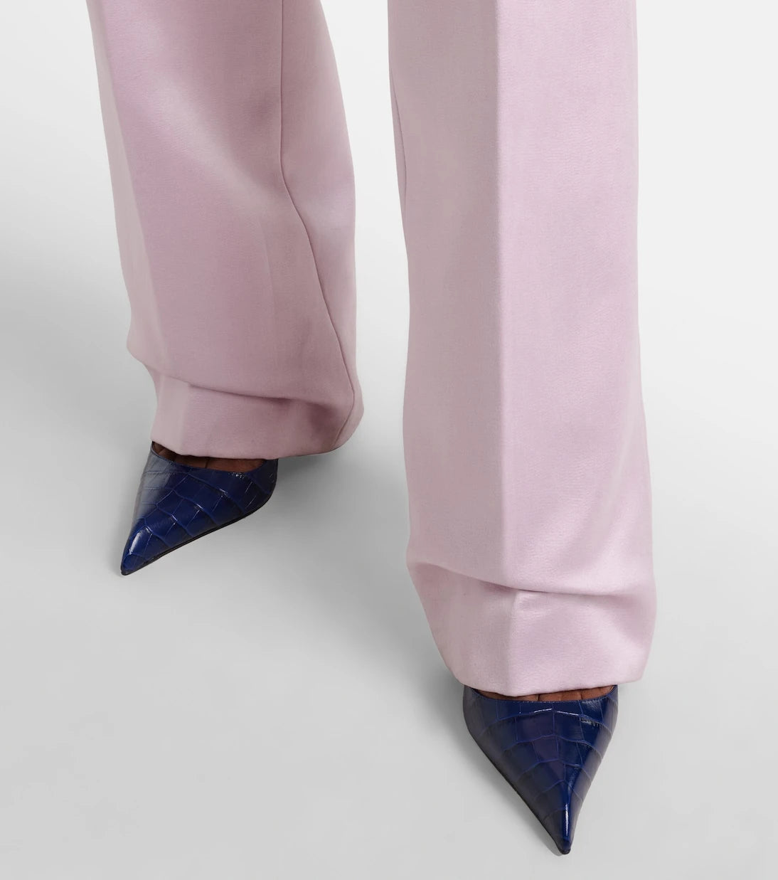 Tom Ford - 105 croc-effect leather slingback pumps