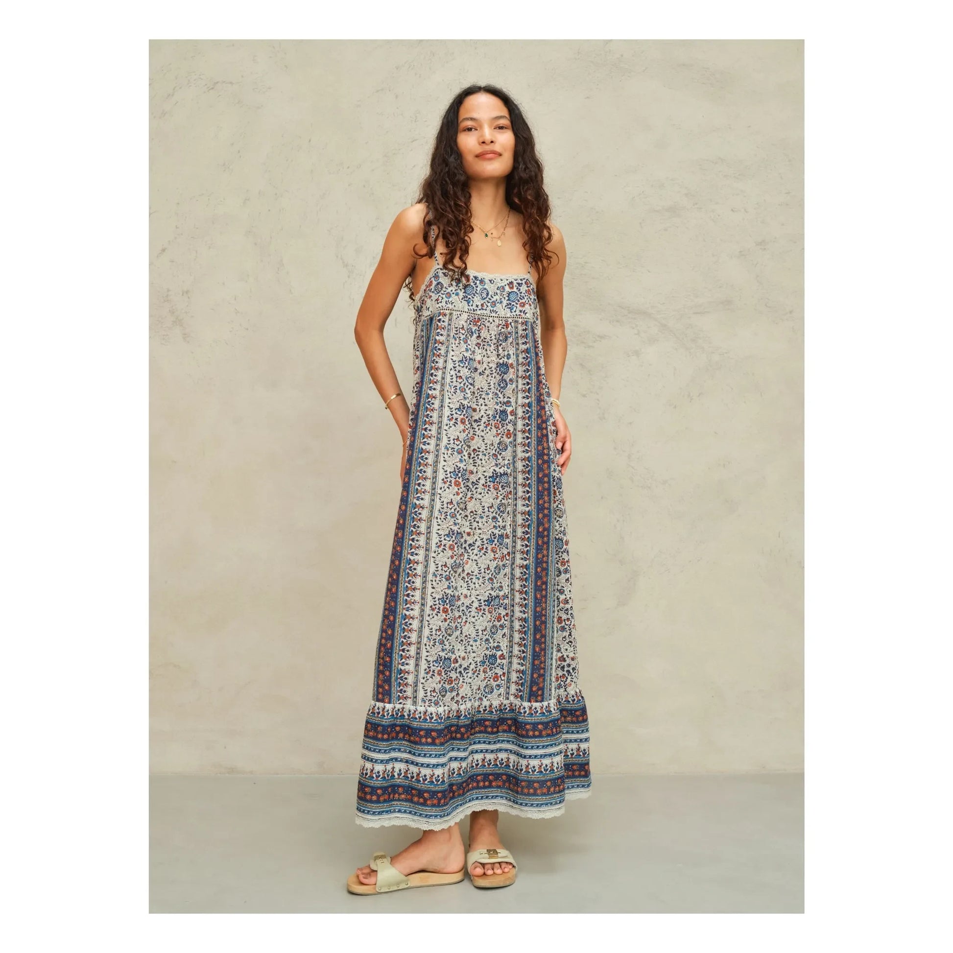 M.A.B.E. - Cass dress | Indigo