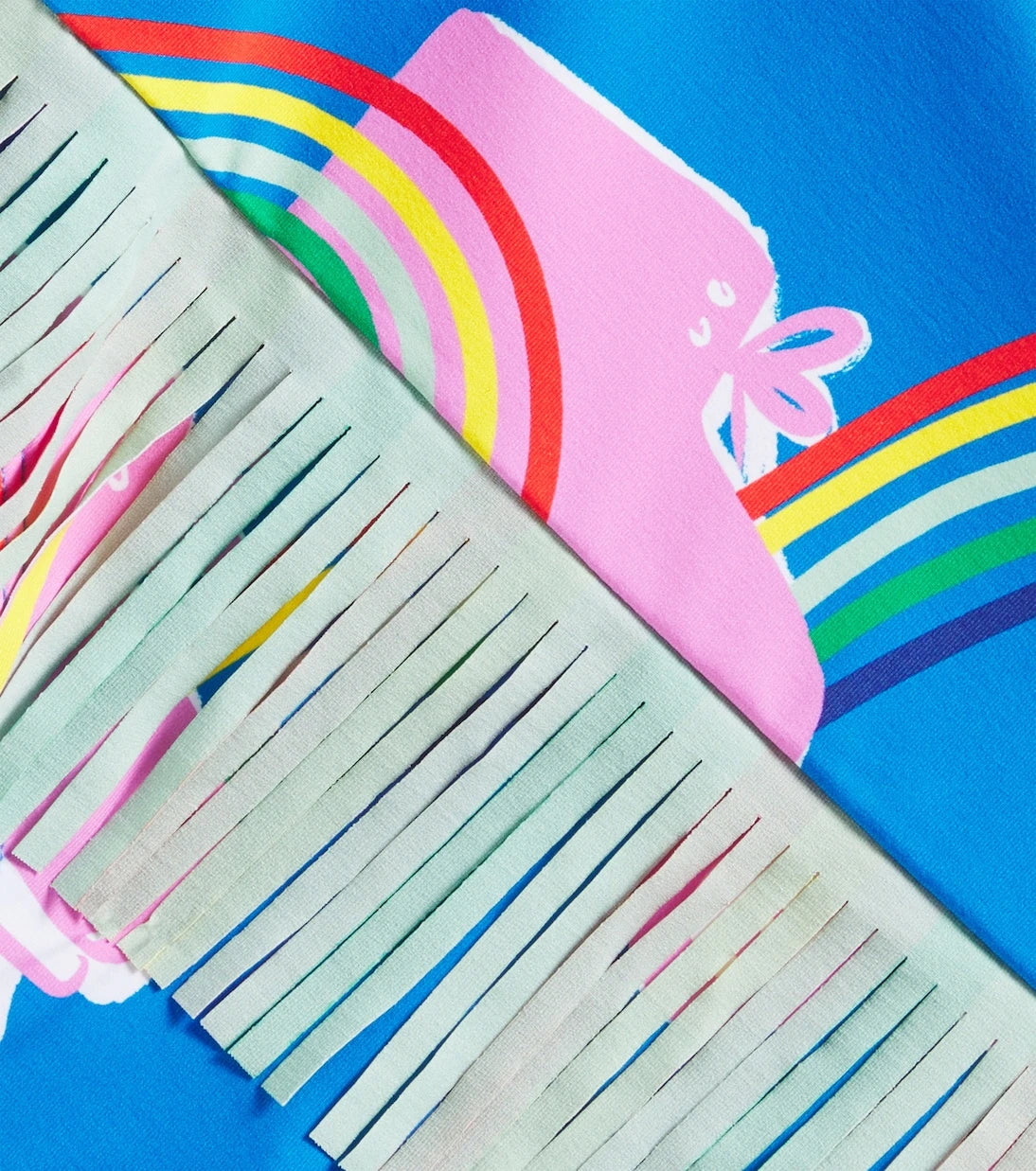 Stella McCartney Kids - Printed ruffled swimsuit