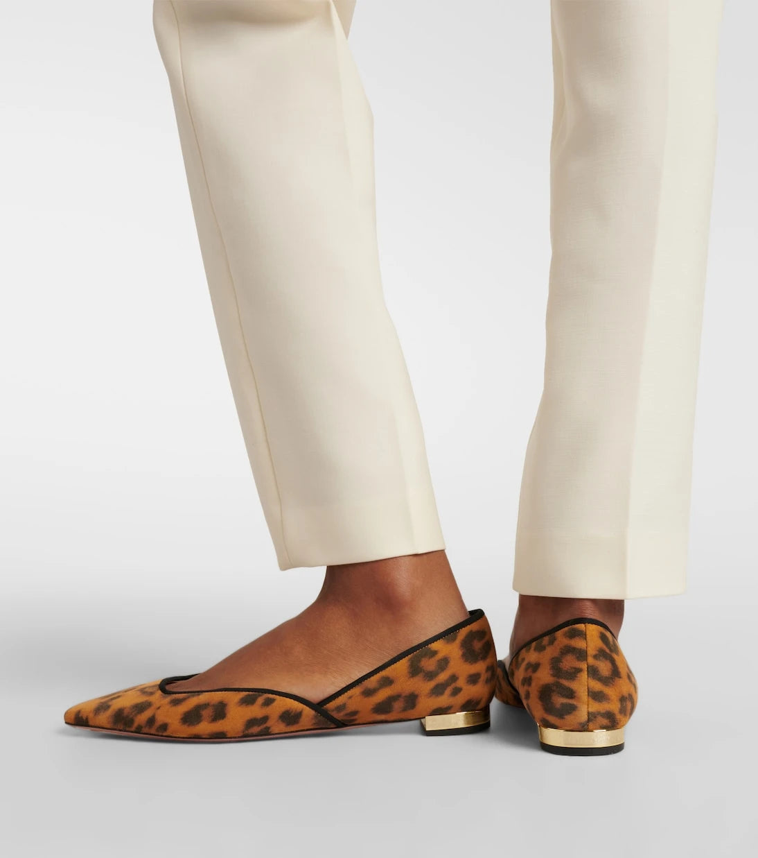 Aquazzura - Maia Flay leather ballet flats