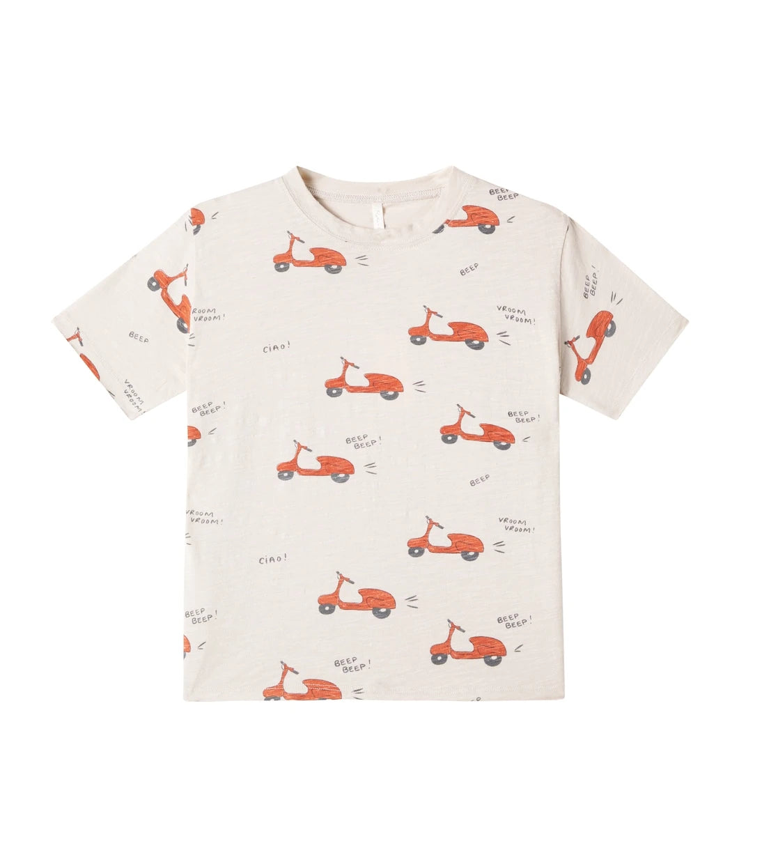 Rylee + Cru - Printed cotton slub T-shirt
