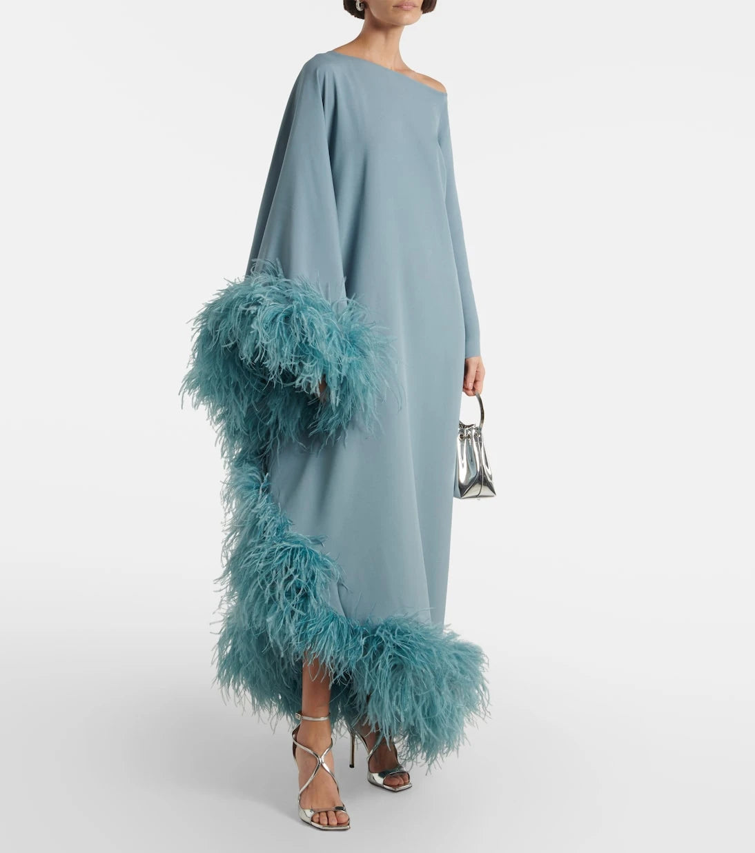 Taller Marmo - Ubud Extravaganza feather-trimmed gown