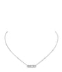 White Gold and Diamond Baby Move Classique Pavé Necklace