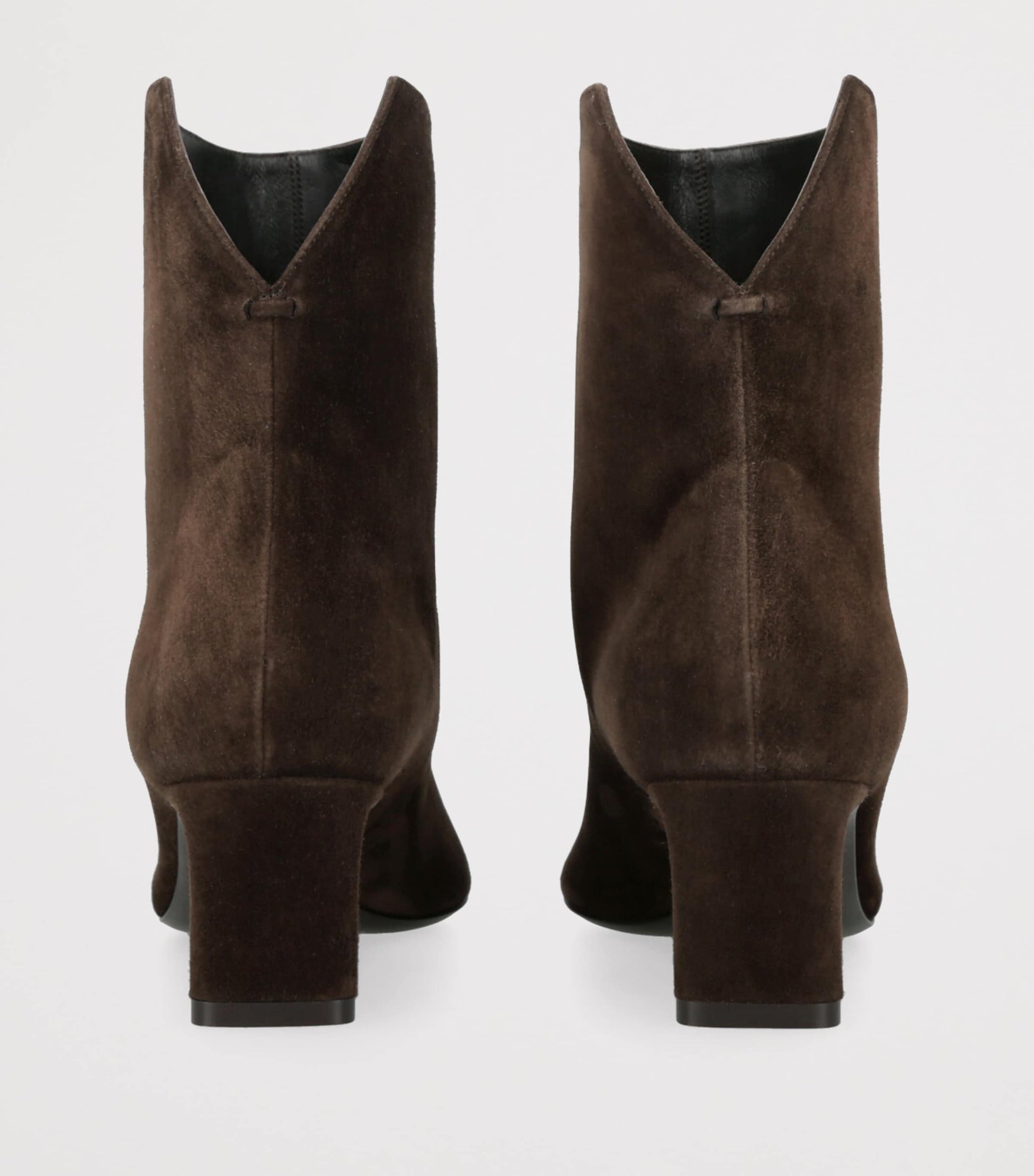 Khaite Brown Suede Ona Ankle Boots 55