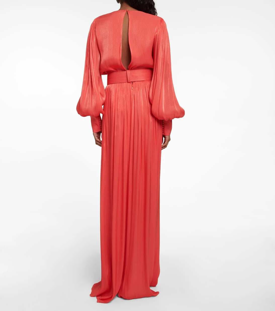 Costarellos - Racine Lurex®  georgette jumpsuit