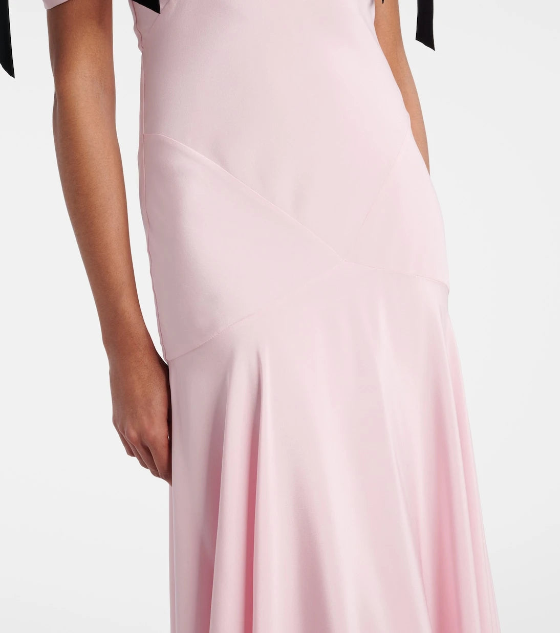 Rodarte - Bow-detail silk crêpe gown