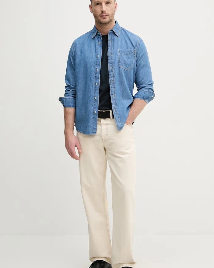 United Colors of Benetton erkek denim gömlek