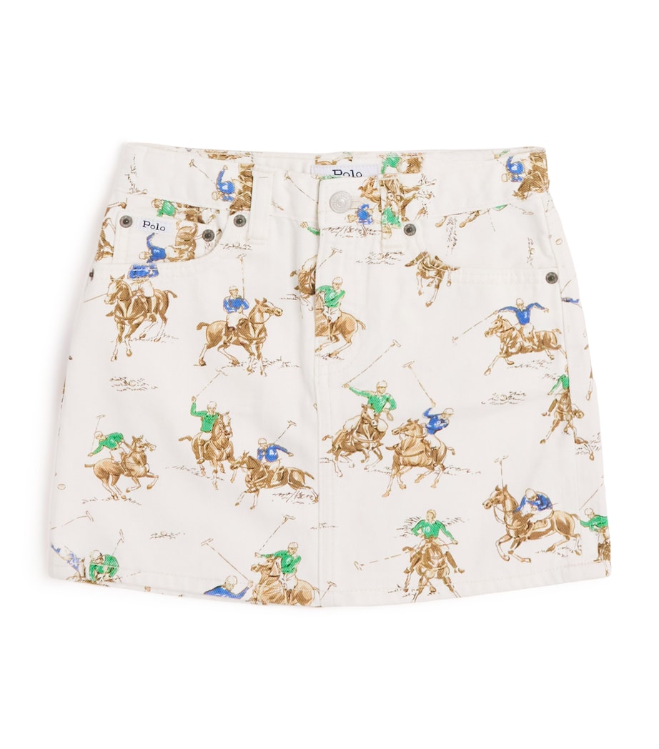 Ralph Lauren Kids Printed Denim Skirt (2-6 Years)