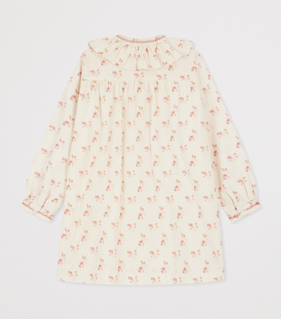 Corduroy Printed Dress (10-14 Years)