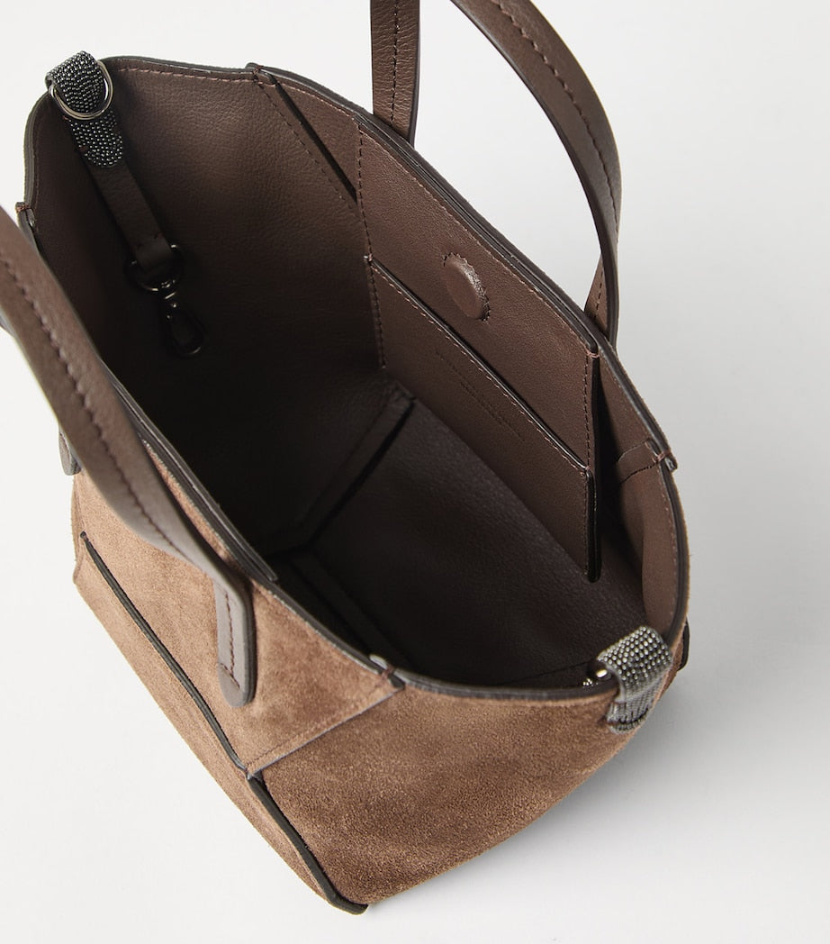 Mini Suede BC Duo Tote Bag