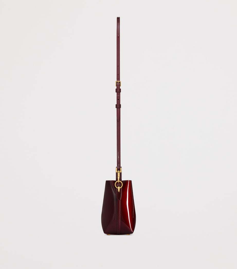 Red Mini Le 37 Bucket Bag