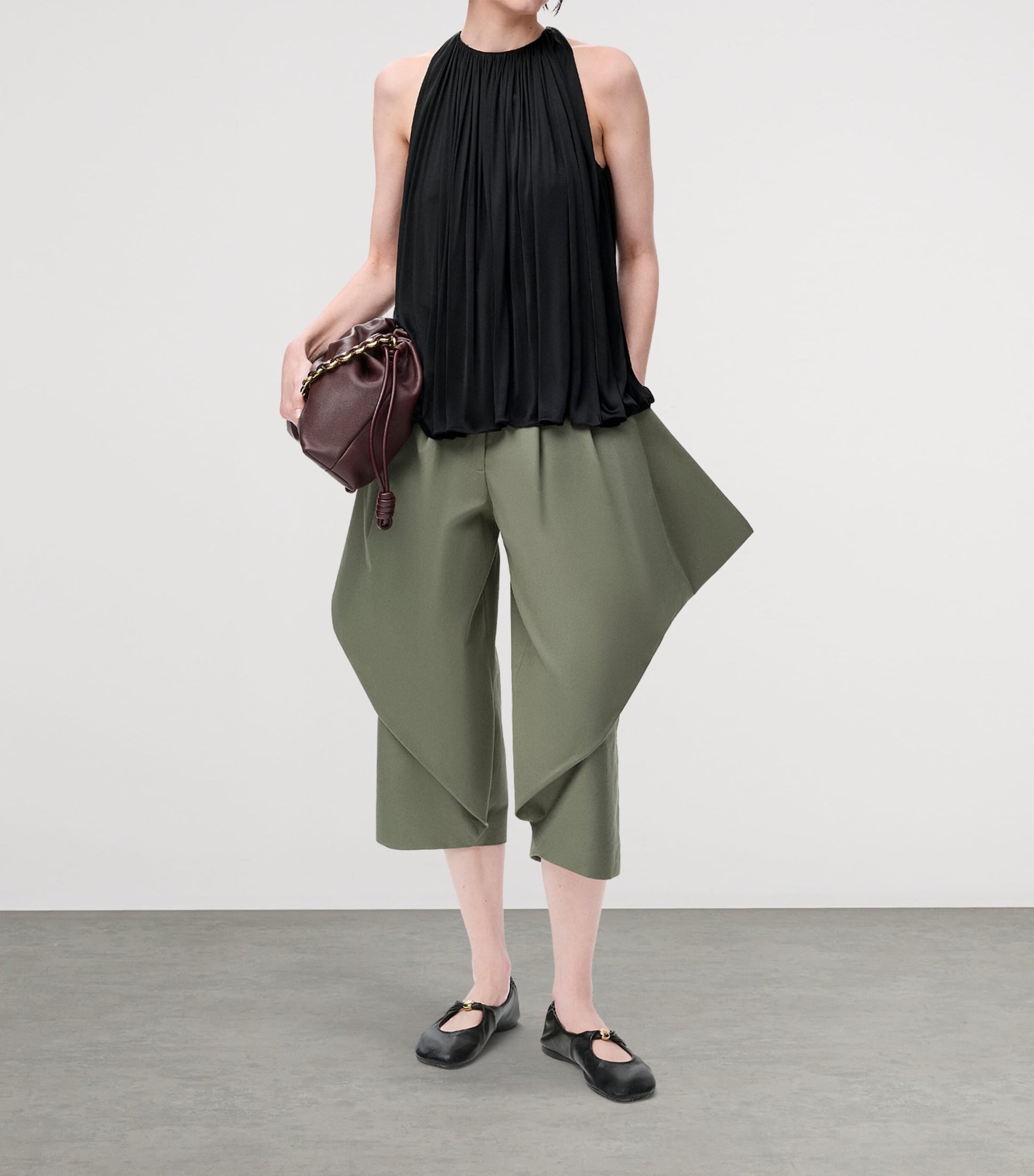 LOEWE Black Halterneck Tank Top