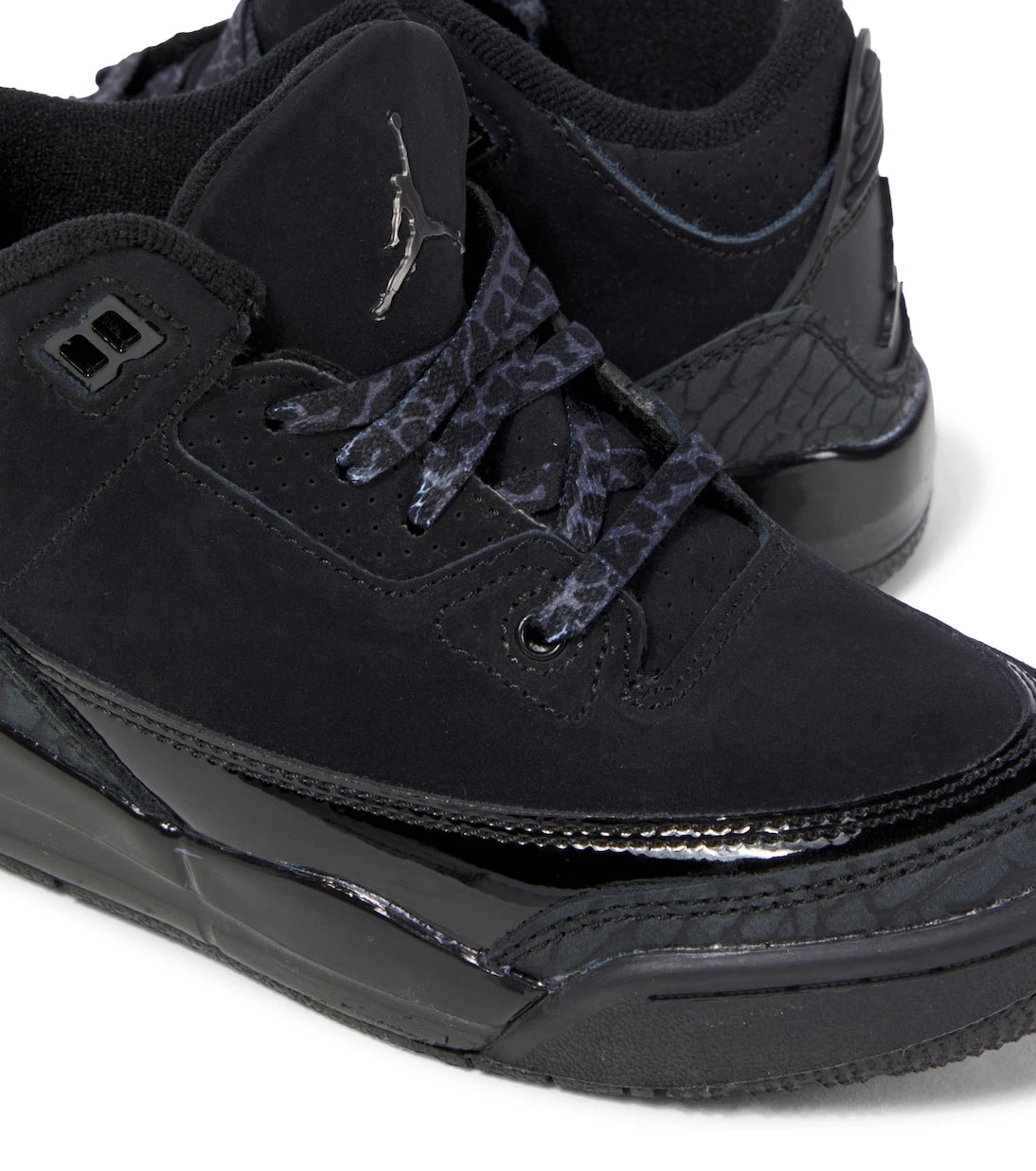 Nike Kids - Air Jordan 3 Retro leather sneakers