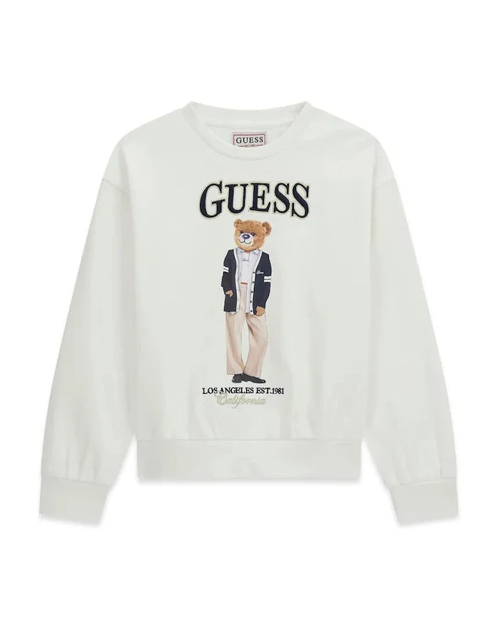Guess Çocuk Pamuklu Sweatshirt