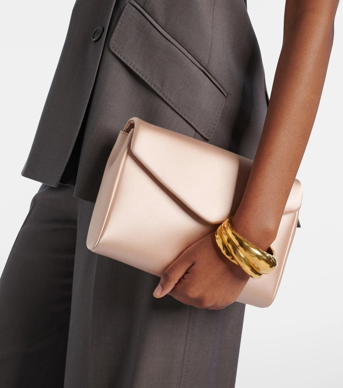 Max Mara - Satin clutch