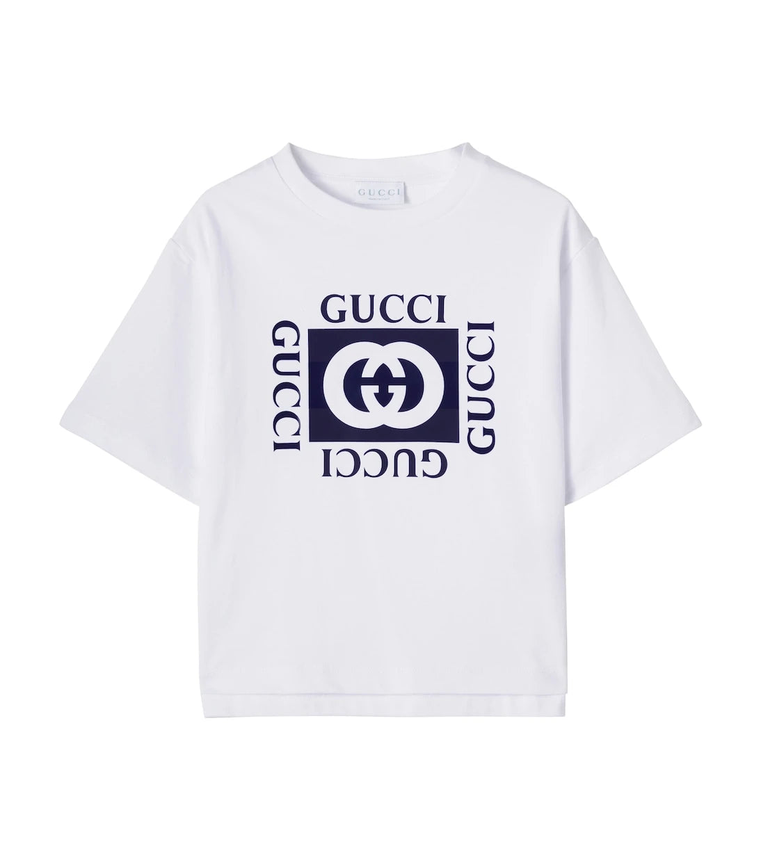 Gucci Kids - تي شيرت جيرسي قطني بشعار