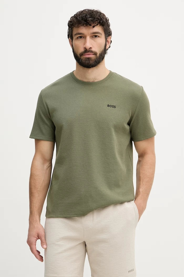 BOSS Erkek Ev Tişörtü Waffle T-Shirt