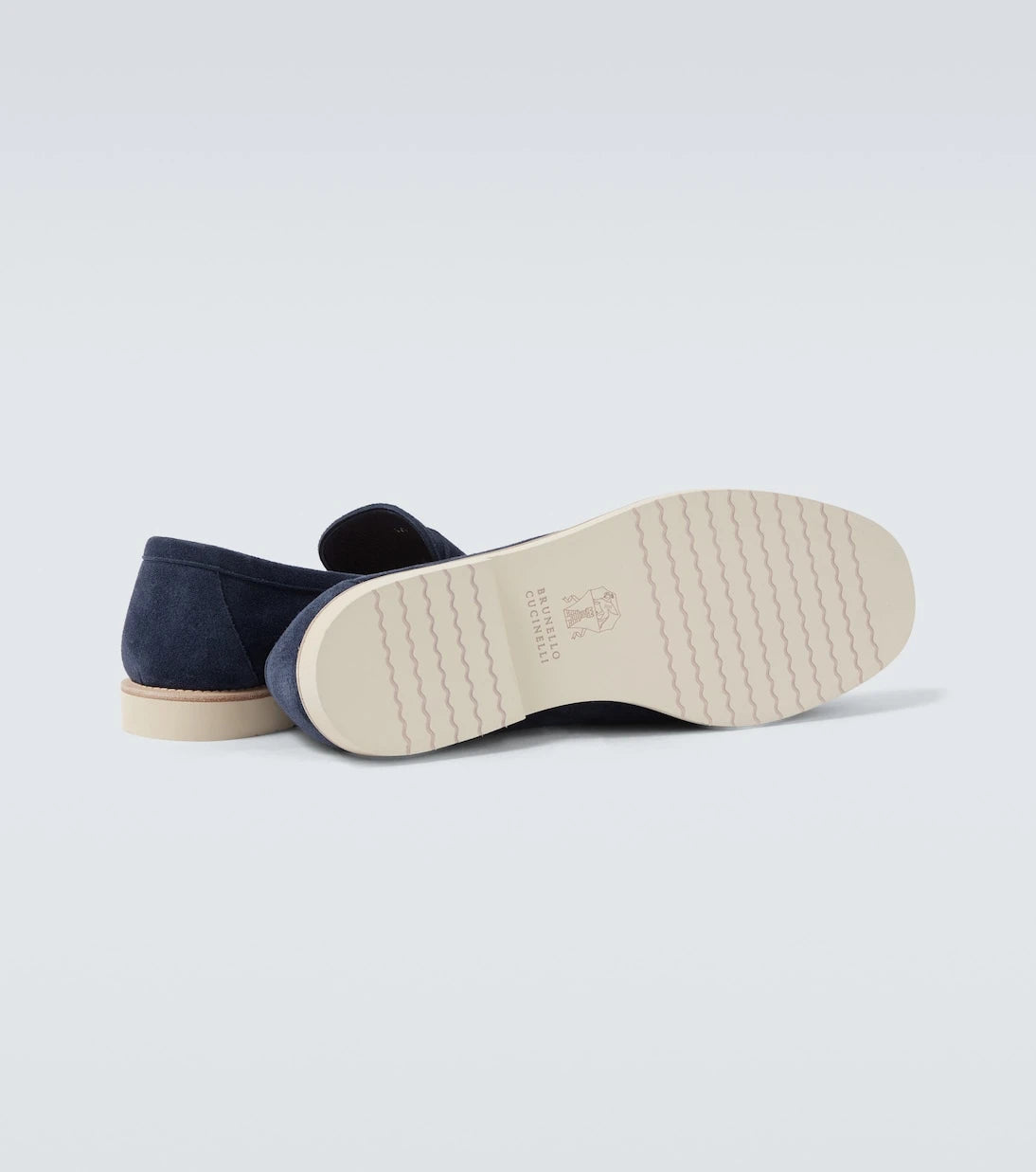 Brunello Cucinelli - Suede penny loafers