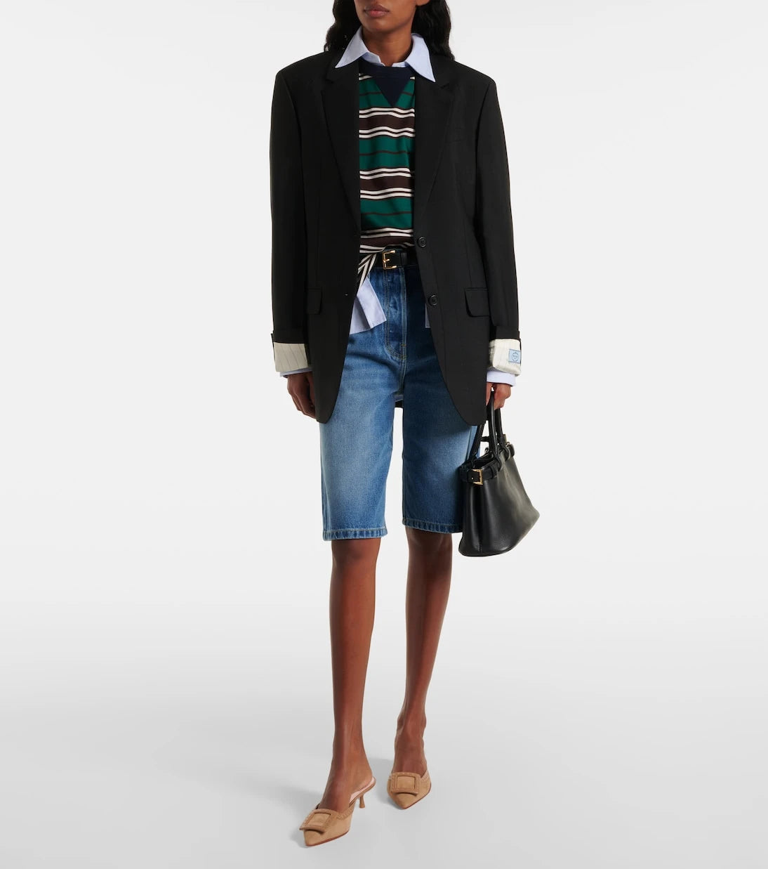 Roger Vivier - Viv' in the City 45 suede mules