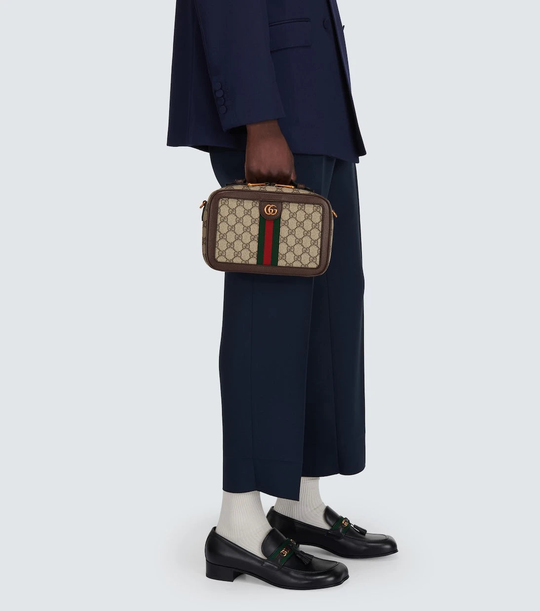Gucci - حقيبة كتف Ophidia الصغيرة من الكانفاس