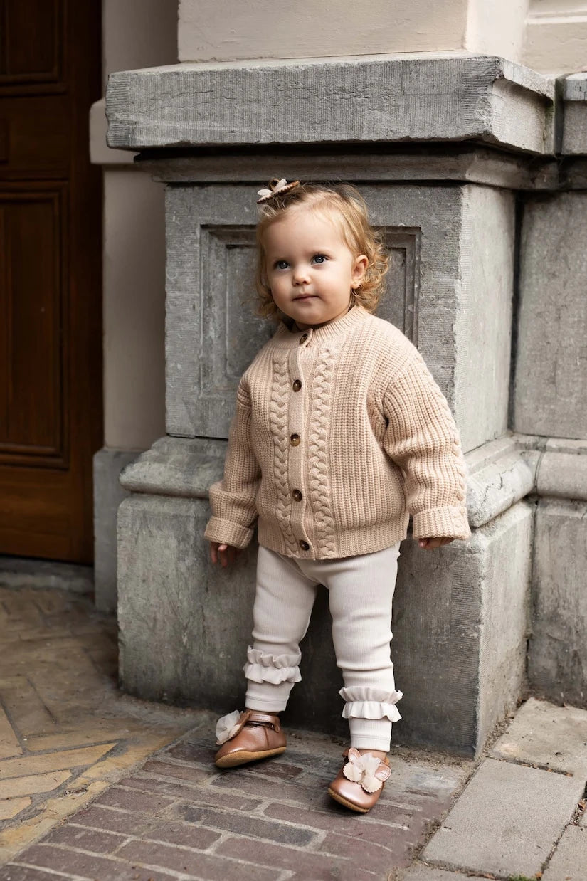 Donsje - Baby Elenna cable-knit cardigan