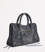 Balenciaga Grey Medium Leather Le City Top-Handle Bag