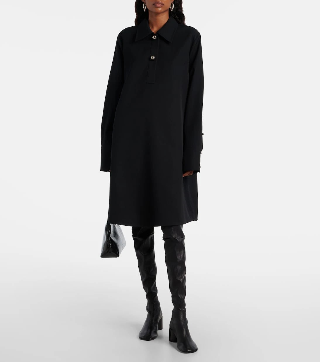 Jil Sander - Leather over-the-knee boots