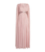 Gaurav Gupta Pink Silk Chiffon Cape Roz Gown