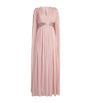 Gaurav Gupta Pink Silk Chiffon Cape Roz Gown