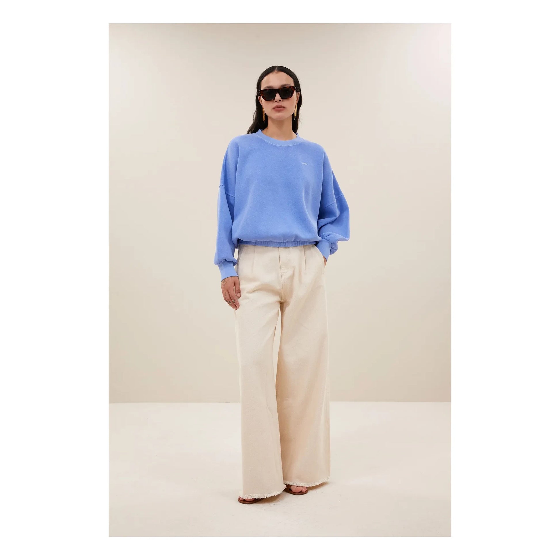 By Bar - Malyn organic cotton sweatshirt | Blue