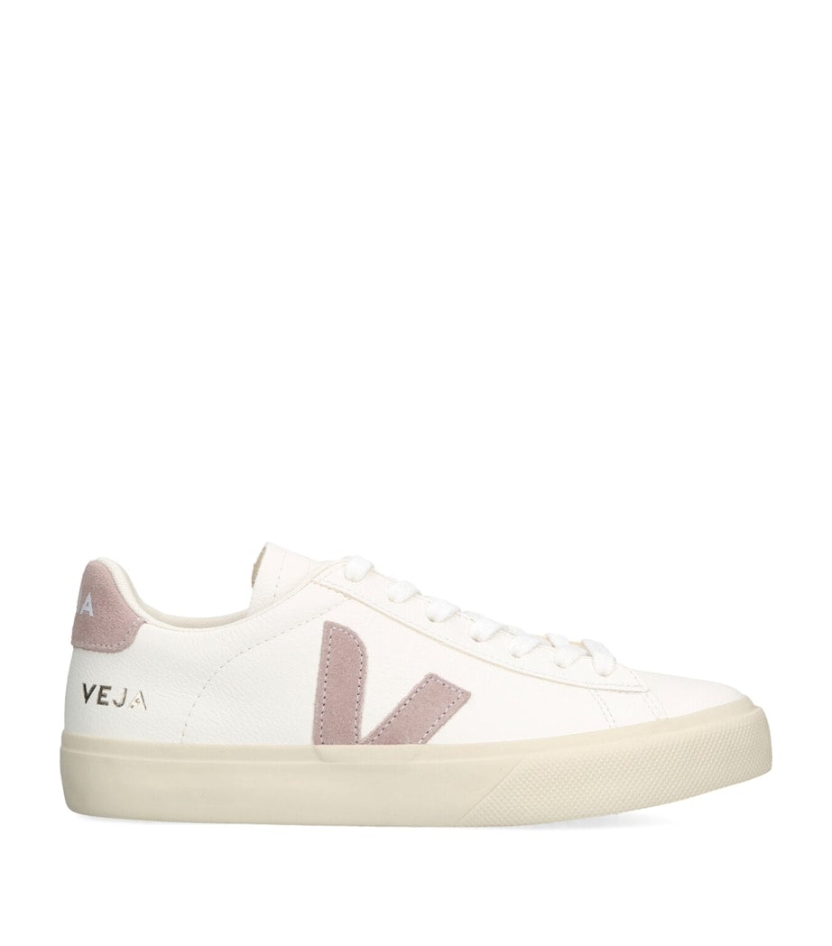 Veja Pink Leather Campo Sneakers