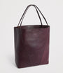 Large Leather Spin Tote Bag