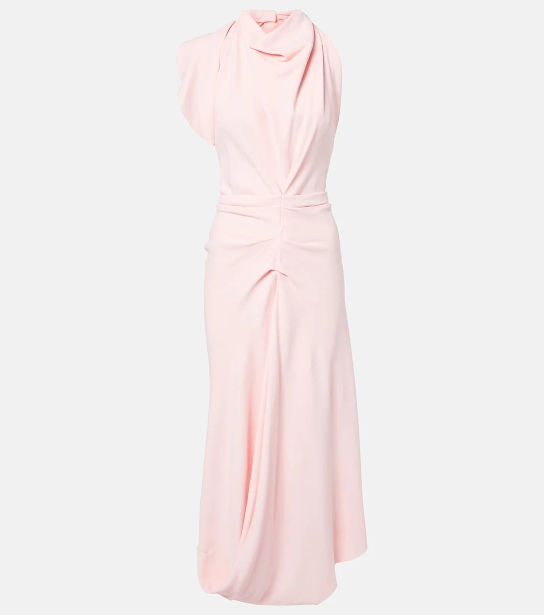 Victoria Beckham - Draped crêpe midi dress