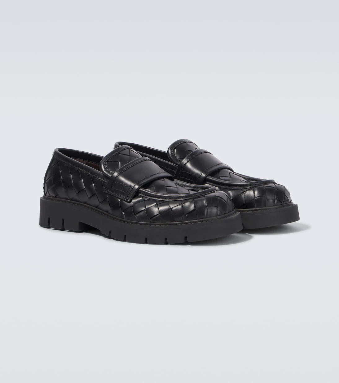 Bottega Veneta - Haddock Intrecciato leather loafers