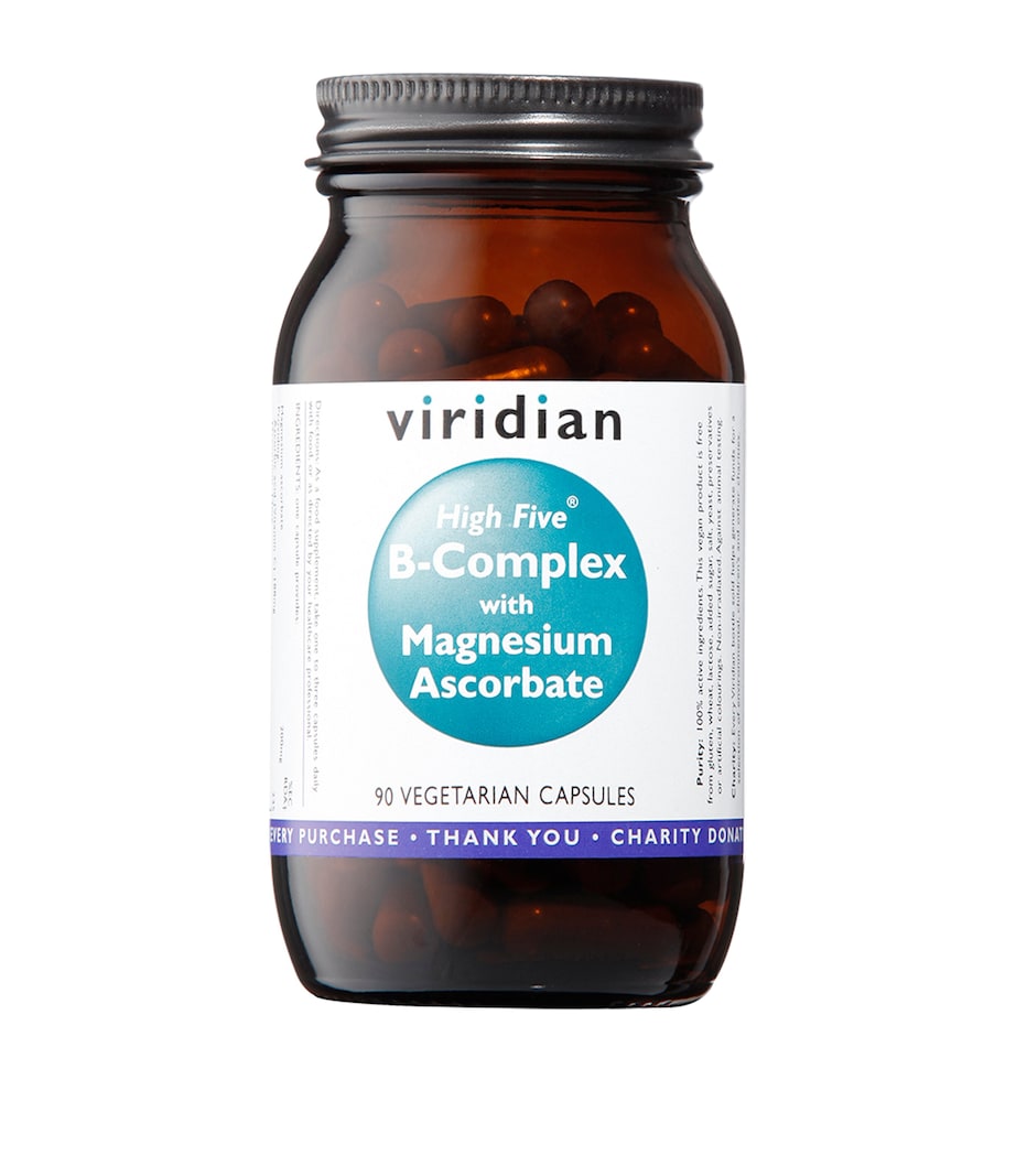 Viridian High Five B-Complex with Magnesium Absorbate Supplement (90 Capsules)
